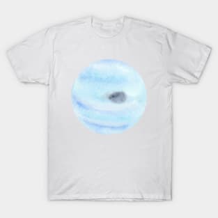 Neptune Watercolor Illustration T-Shirt